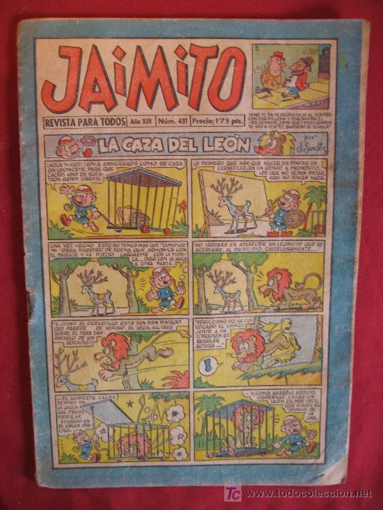 Tebeos: JAIMITO - N&ordm; 431 - 1958 - Foto 1