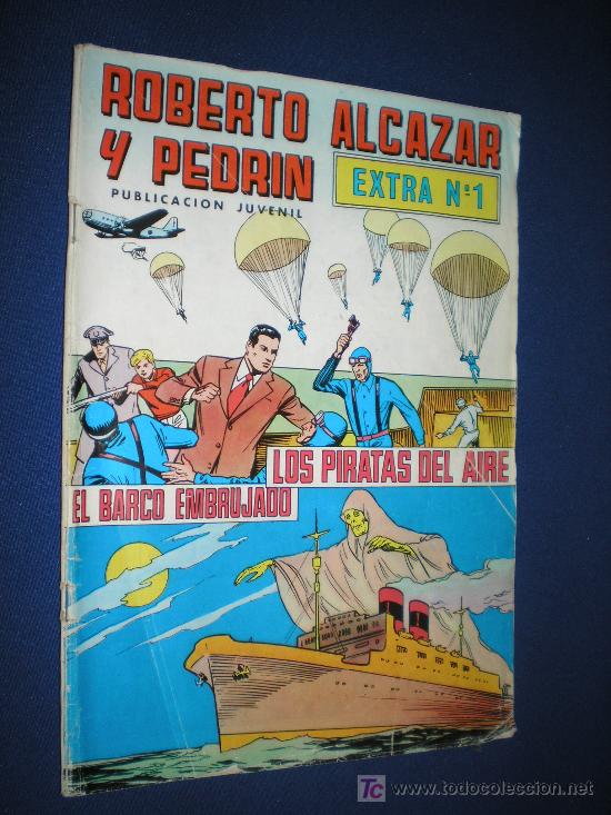 BDs: ROBERTO ALCAZAR Y PEDRIN EXTRA N&ordm; 1. 2&ordf; epoca - EDIVAL 1976