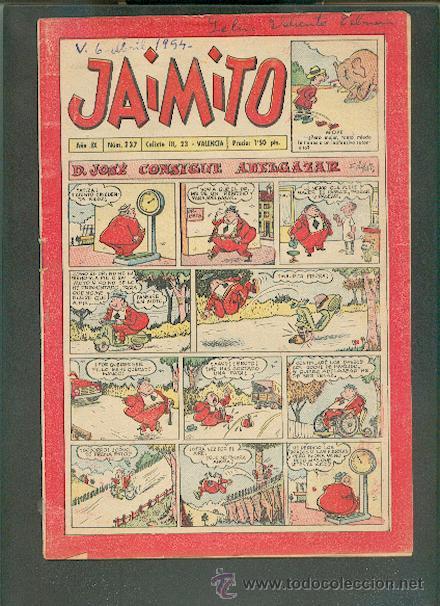 Tebeos: JAIMITO N&ordm; 237 ,EDITORIAL VALENCIANA - Foto 1