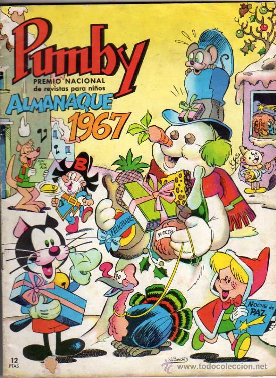 Tebeos: (M-9) PUMBY ALMANAQUE 1967 - Foto 1
