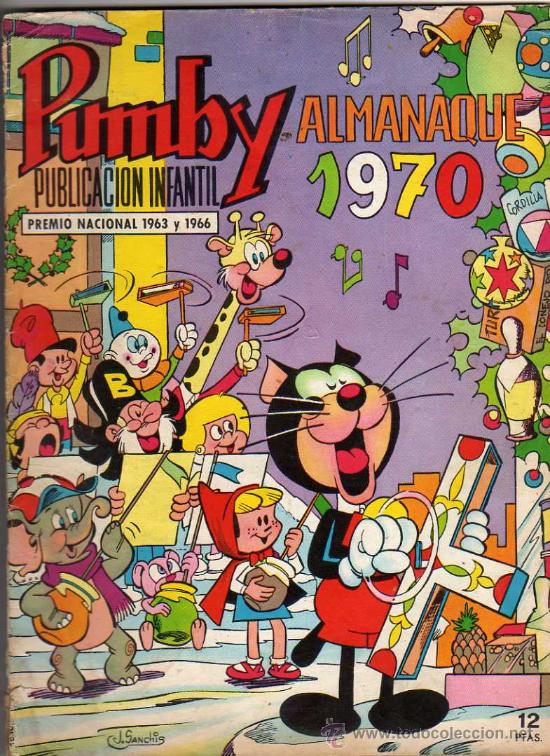 Tebeos: (M-9) PUMBY ALMANAQUE 1970 - Foto 1