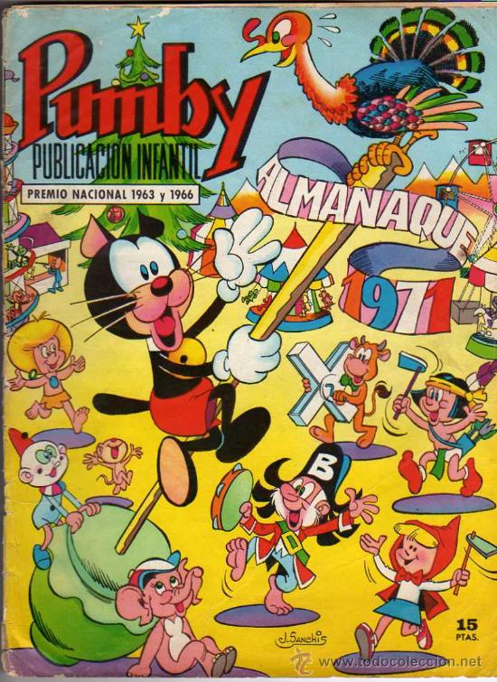 Tebeos: (M-9) PUMBY ALMANAQUE 1971 - Foto 1