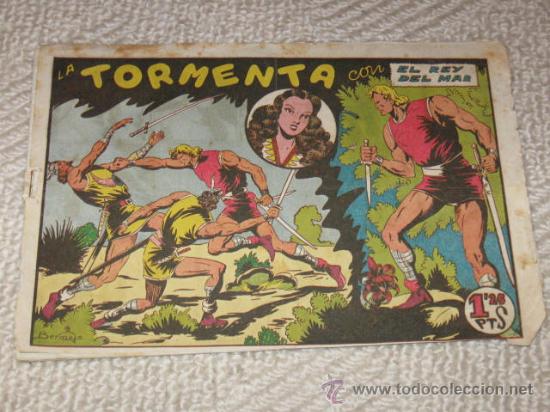 Tebeos: El rey del mar. n&ordm; 7. La Tormenta. Original. - Foto 1