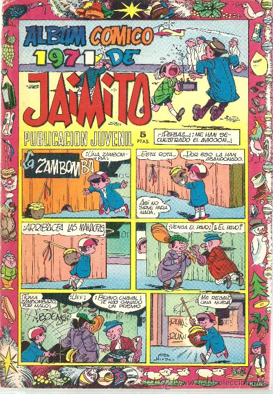 Tebeos: JAIMITO ALBUN COMICO PARA 1971 - Foto 1