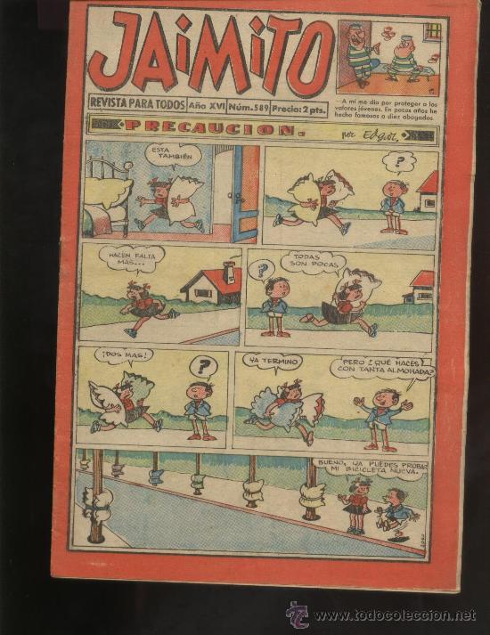 Tebeos: JAIMITO N&ordm; 589 - Foto 1