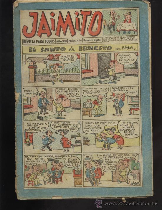 Tebeos: JAIMITO N&ordm; 476 - Foto 1