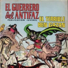 Tebeos: EL GUERRERO DEL ANTIFAZ. EL TERRIBLE BEN GAZAN. Nº 150. MANUEL GAGO. EDITORIAL VALENCIANA.