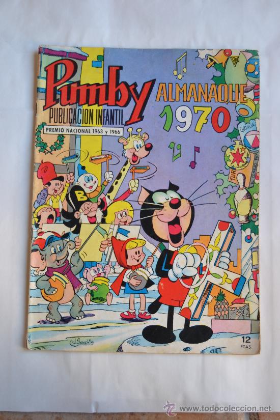 Tebeos: PUMBY ALMANAQUE A&Ntilde;O 1970 - Foto 1