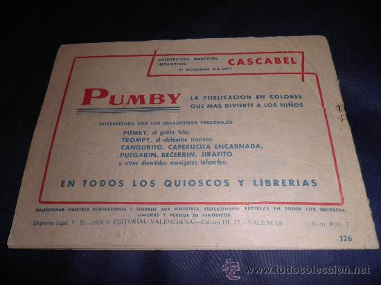 Tebeos: CASCABEL     N&ordm;  176     VALENCIANA - Foto 2