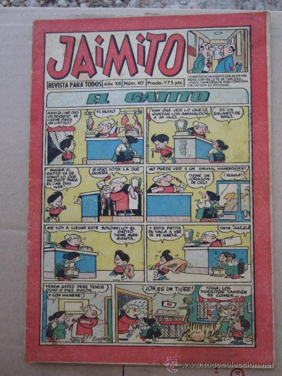 Tebeos: jaimito ,numero 417  editorial valenciana - Foto 1