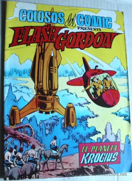 Tebeos: Flash Gordon ( Colosos del Comic) n&ordm;11 : El planeta Krogius. - Foto 1