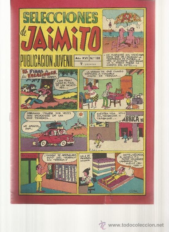 Tebeos: SELECCIONES DE JAIMITO N&ordm; 188 - Foto 1