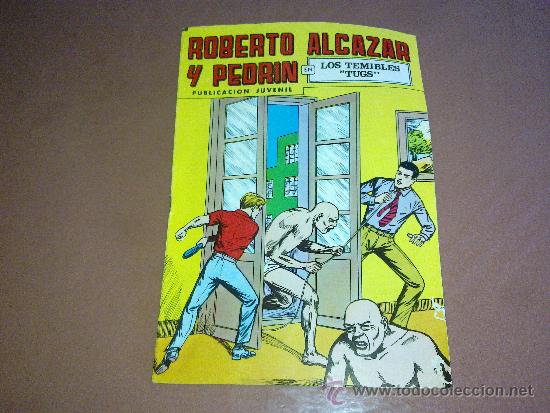Livros de Banda Desenhada: COMIC ROBERTO ALCAZAR Y PEDRIN EN LOS TEMIBLES &rdquo;TUGS&rdquo; N&ordm; 216 1958