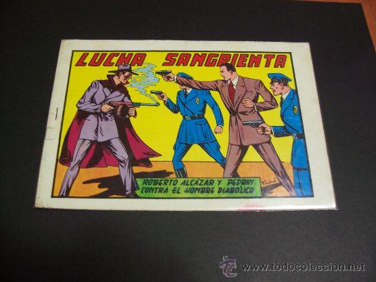 Livros de Banda Desenhada: ROBERTO ALCAZAR Y PEDRIN - N&ordm; 49 - LUCHA SANGRIENTA - ED. VALENCIANA