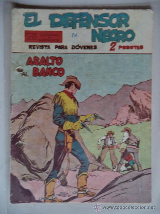 Tebeos: EL DEFENSOR NEGRO N&ordm; 17.ORIGINAL - Foto 1