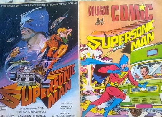 Tebeos: COLOSOS DEL COMIC, NUMERO 22  :SUPERSONIC MAN - Foto 1