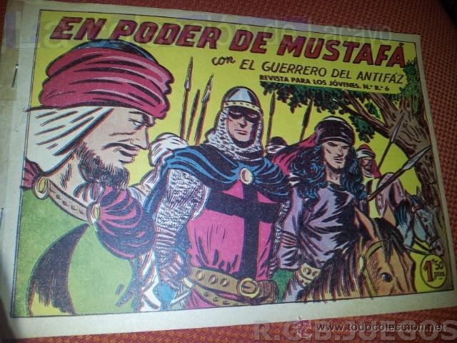 Tebeos: COMIC - EL GUERRERO DEL ANTIFAZ - N&ordm; 324 EN PODER DE MUSTAFA ED.VALENCIANA - Foto 1