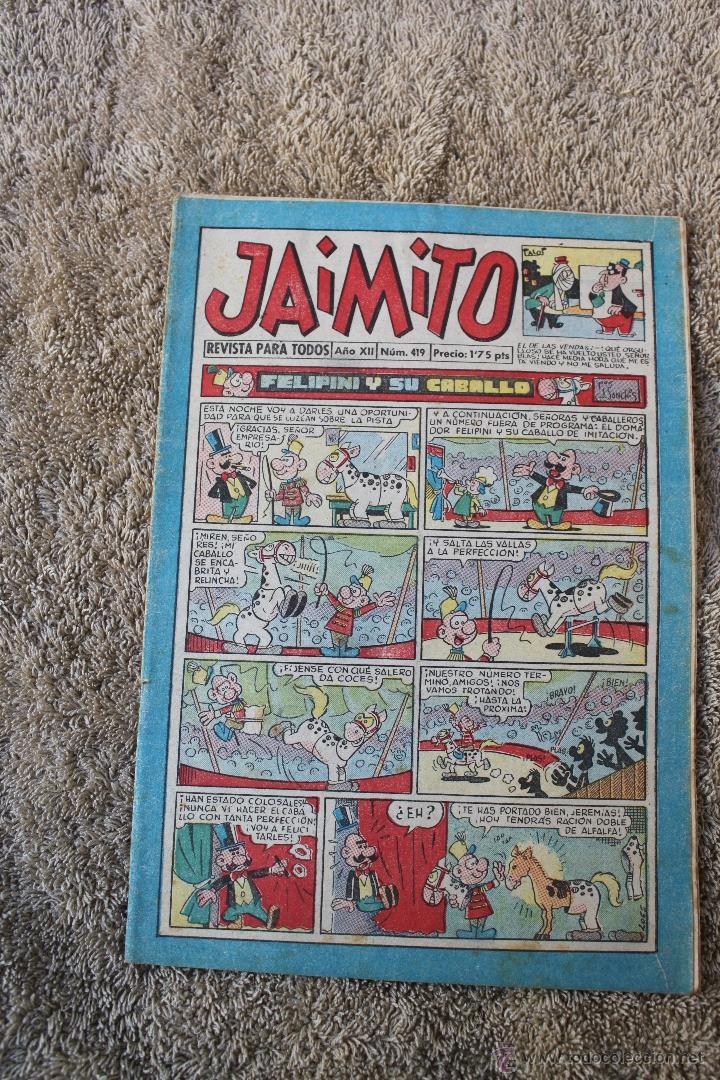 Tebeos: JAIMITO N&ordm; 419 - Foto 1