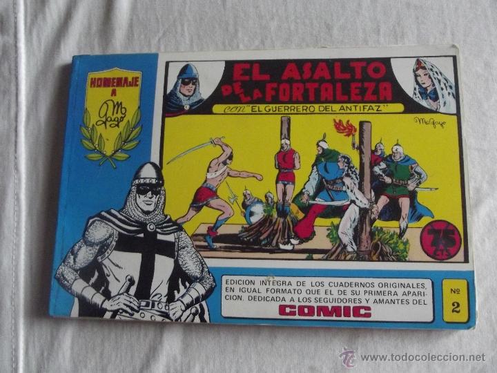 Livros de Banda Desenhada: EL ASALTO DE LA FORTALEZA CON EL GUERRERO DEL ANTIFAZ N&ordm; 2 - HOMENAJE A M. GAGO
