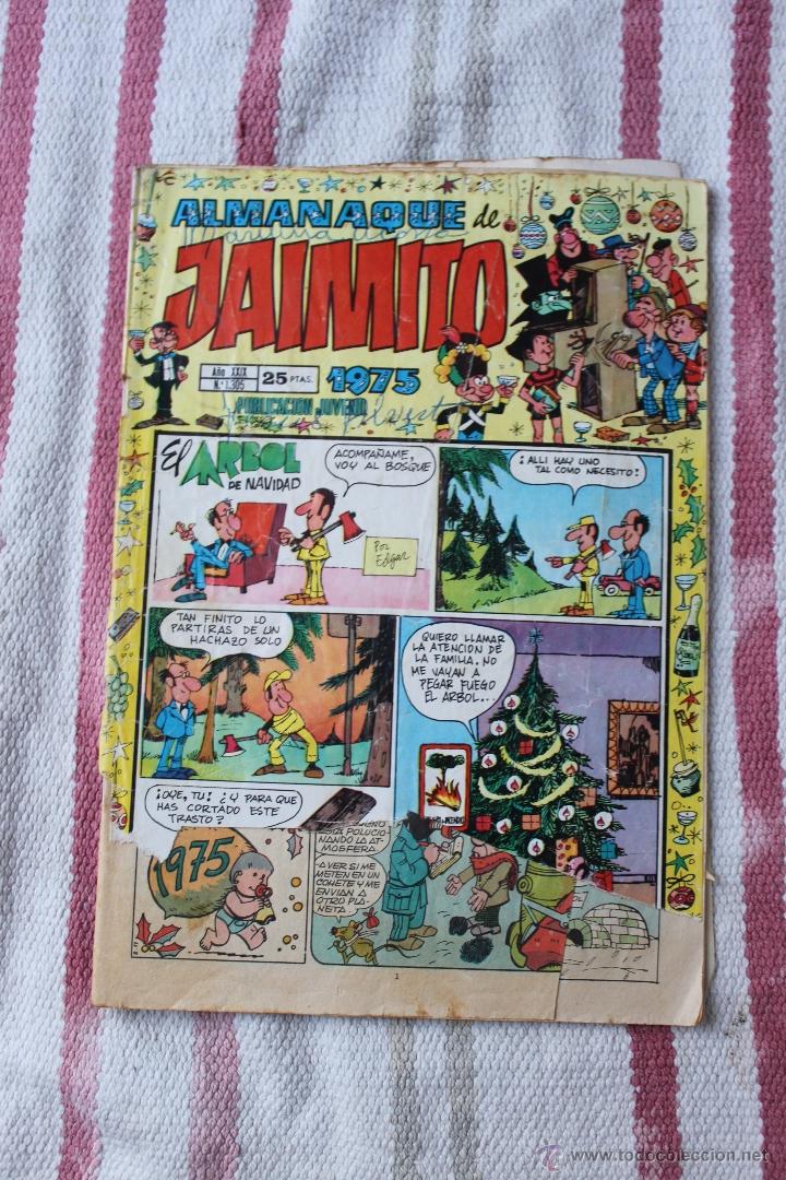 Tebeos: JAIMITO N&ordm; 1305 ALMANAQUE 1975 - Foto 1