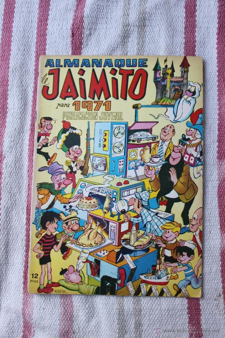 Tebeos: JAIMITO ALMANAQUE PARA 1971 - Foto 1
