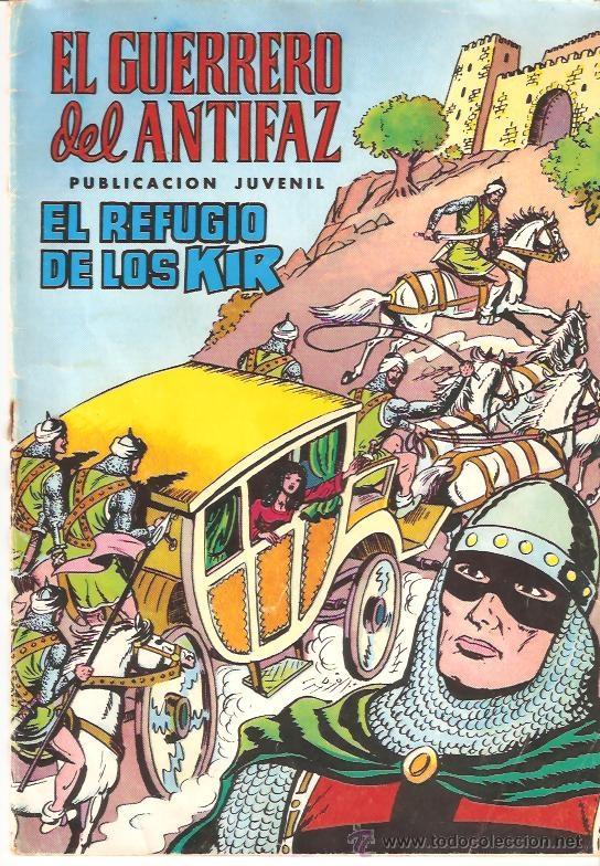 Comics: EL GUERRERO DEL ANTIFAZ, N&ordm; 20 EL REFUGIO DE LOS KIR. VALENCIANA 1972 COLOR