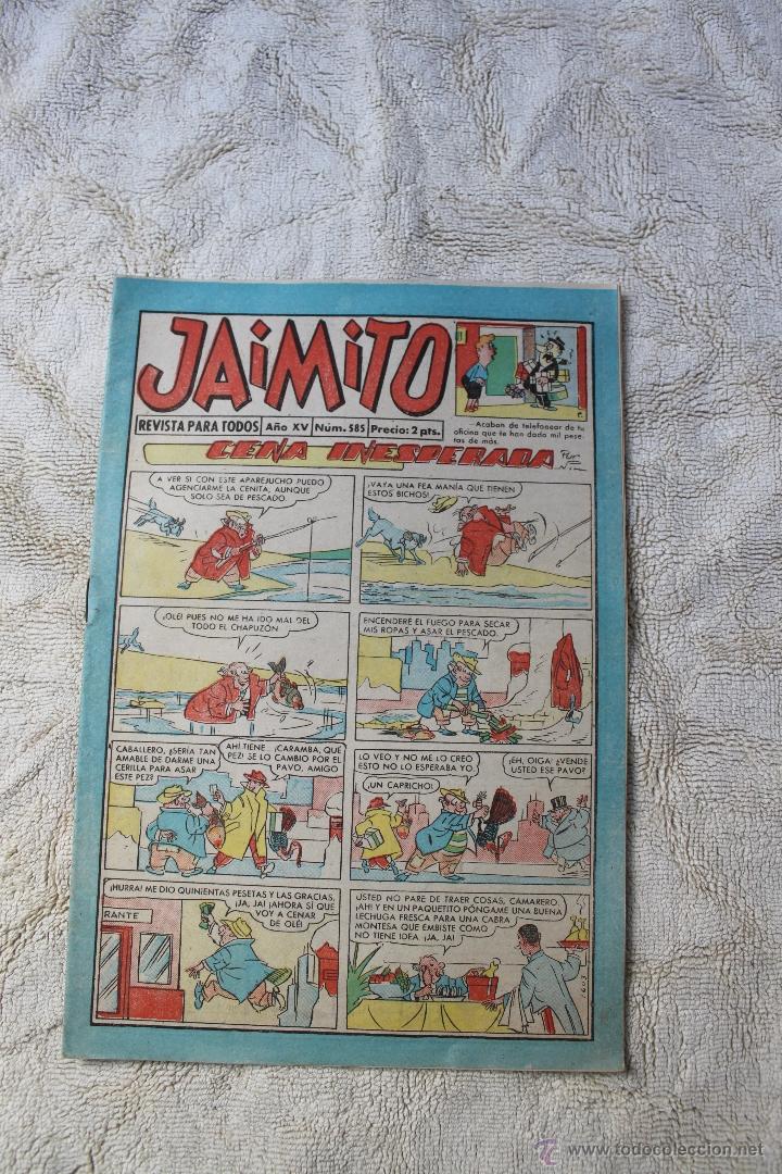 Tebeos: JAIMITO N&ordm; 585: : HISTORIETA DE FLASH GORDON EN EL INTERIOR - Foto 1
