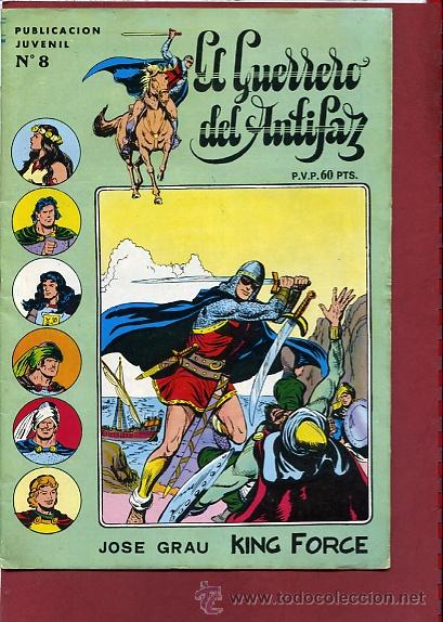 Tebeos: GUERRERO SERIE INEDITA n&ordm; 8 historietas de M.GAGO L.BERMEJO J.GRAU 1973 VALENCIANA