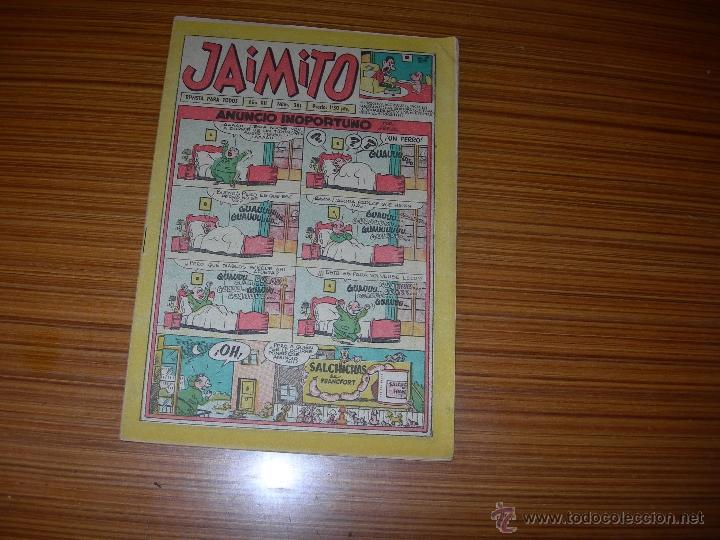 Tebeos: JAIMITO N&ordm; 381   DE VALENCIANA - Foto 1