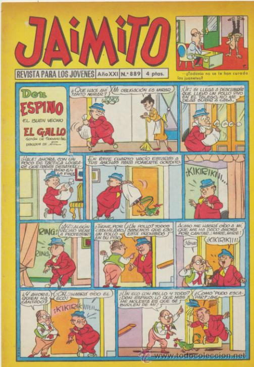 Tebeos: Jaimito n&ordm; 889. Valenciana 1945. &iexcl;IMPECABLE! - Foto 1