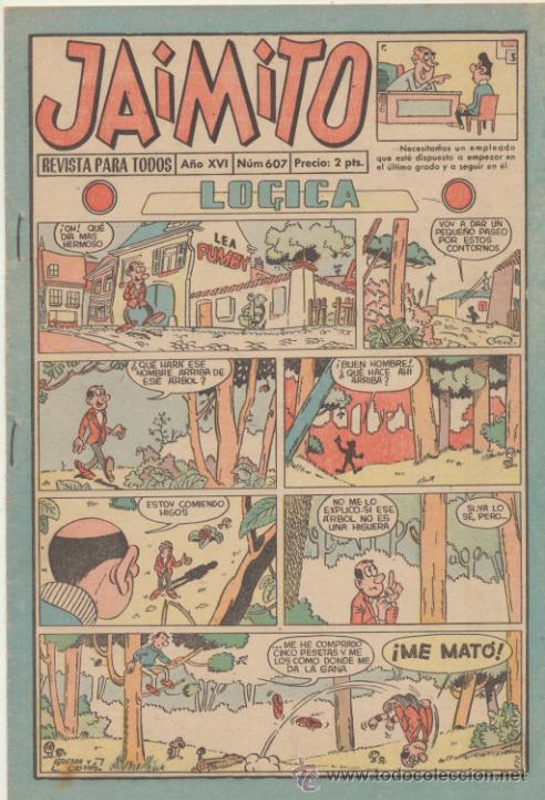 Tebeos: Jaimito  607. Valenciana  1945. - Foto 1