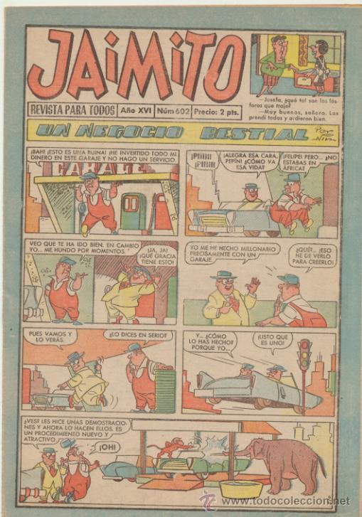 Tebeos: Jaimito  602. Valenciana  1945. - Foto 1