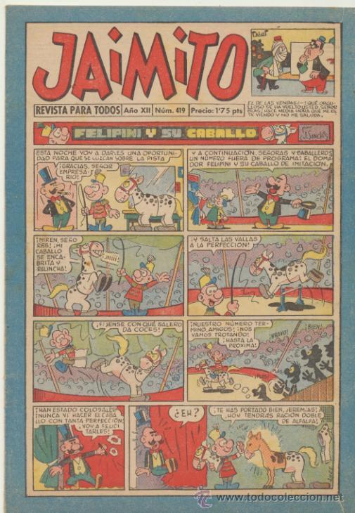 Tebeos: Jaimito  419. Valenciana  1945. - Foto 1