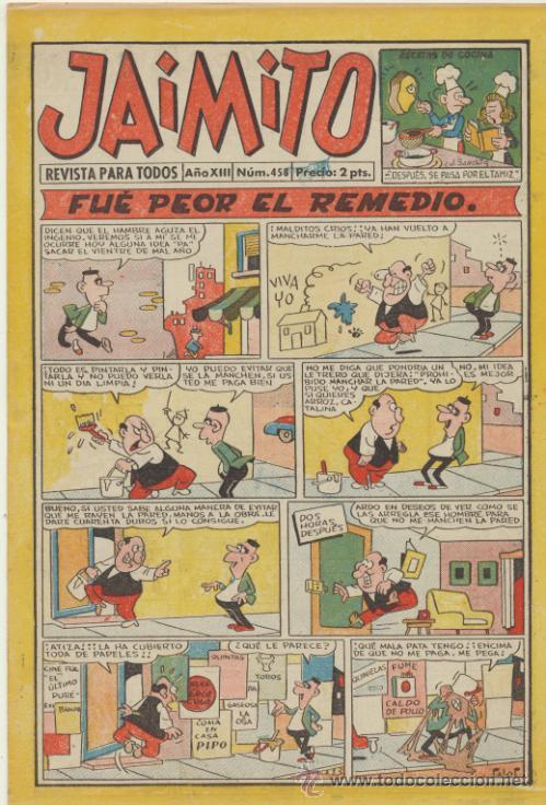 Tebeos: Jaimito  458. Valenciana  1945.  &iexcl;INMPECABLE! - Foto 1