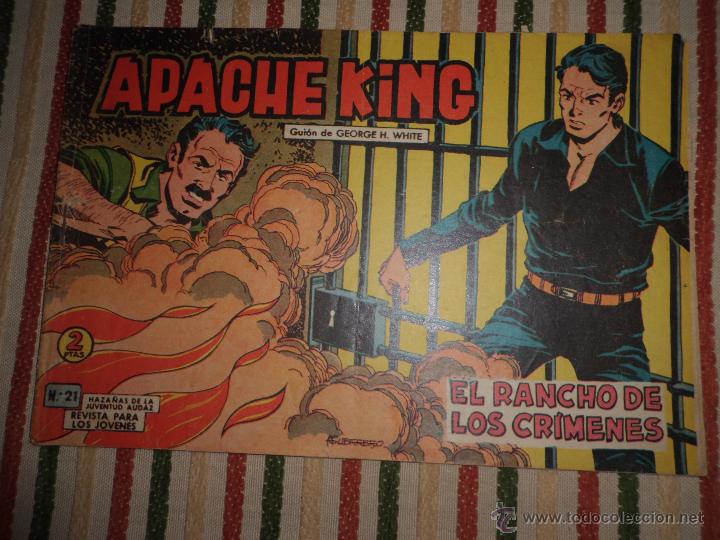 Tebeos: APACHE KING N&ordm; 21 EDITORIAL VALENCIANA 1962 - Foto 1