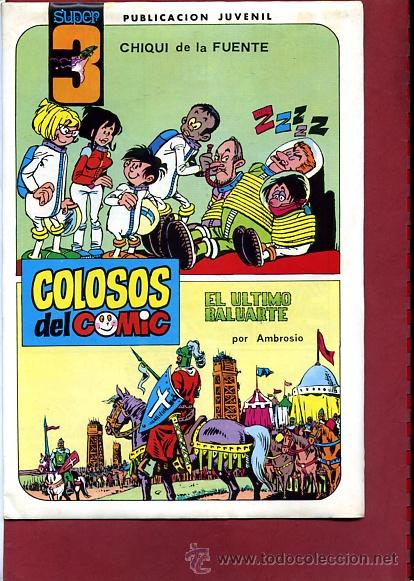 Tebeos: COLOSOS DEL COMIC SUPER 3 n&ordm; 4 con una aventura completa de AMBROS