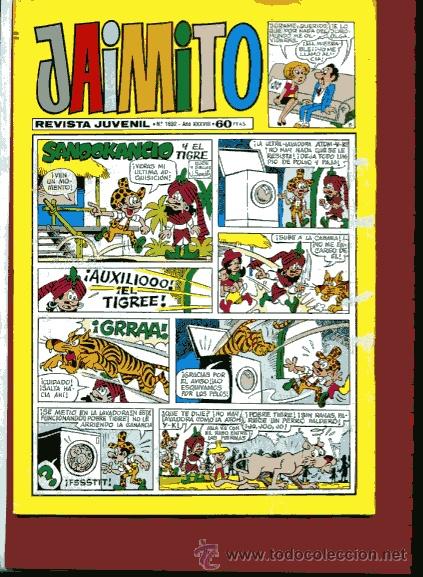 Tebeos: JAIMITO n&ordm; 1632  SANCHIS PALOP SERAF&Iacute;N NIN CARB&Oacute; 1983 Valenciana
