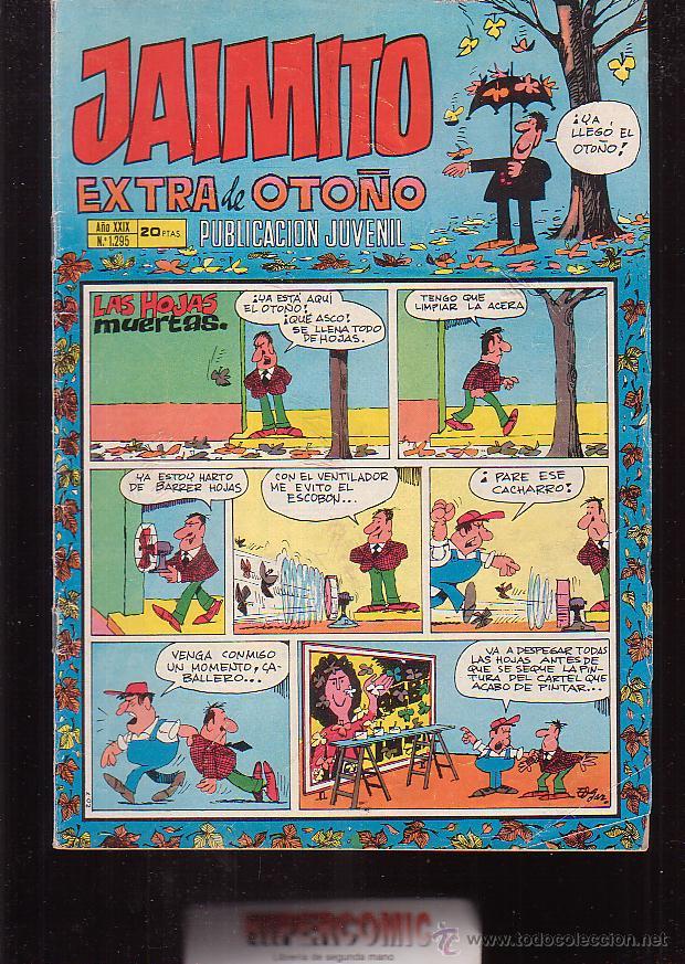Tebeos: JAIMITO N&ordm; 1295 - EXTRA DE OTO&Ntilde;O DE 1974 - Foto 1