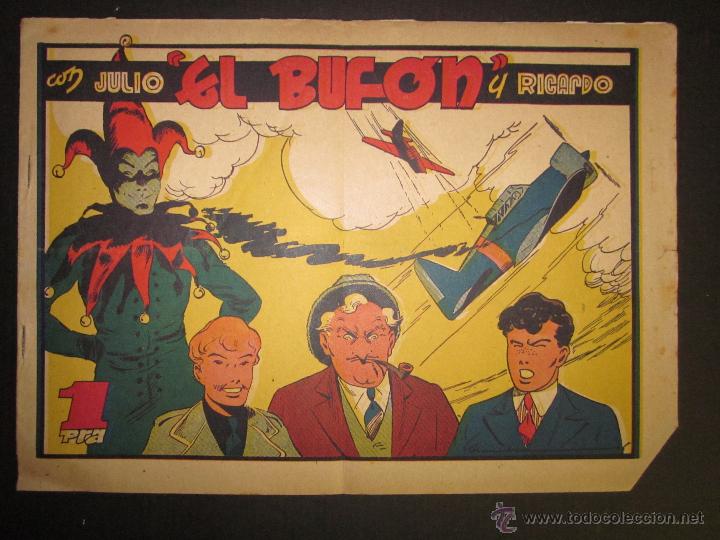 Tebeos: JULIO Y RICARDO - EL BUFON  - 1 PESETA - (COM-233) - Foto 1