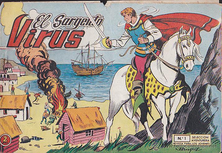 Tebeos: COMIC COLECCION EL SARGENTO VIRUS N&ordm; 1 - Foto 1