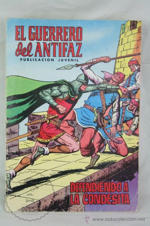 BDs: C&oacute;mic El Guerrero del Antifaz. N&ordm; 60. Defendiendo a la Condesita  - Ed. Valenciana SA, A&ntilde;o 1973