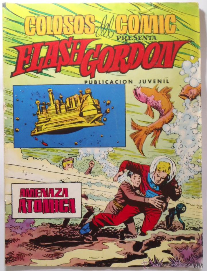 Tebeos: COLOSOS DEL C&Oacute;MIC  N&Uacute;M 162 - FLASH GORDON - AMENAZA AT&Oacute;MICA - Foto 1