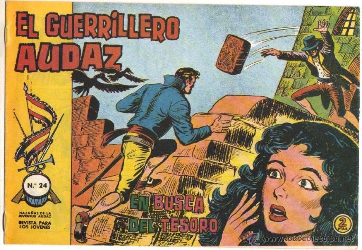 Tebeos: EL GUERRILLERO AUDAZ N&ordm; 24 FACSIMIL - Foto 1