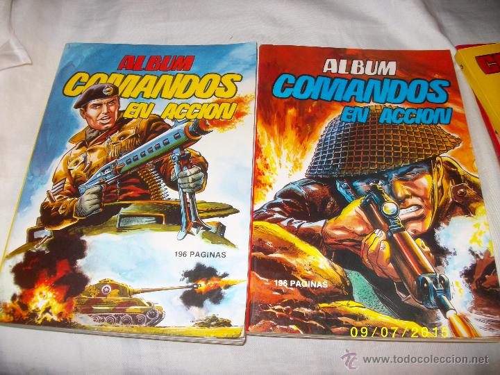 Tebeos: COMANDOS EN ACCION .5 TOMOS 27 NUMEROS. - Foto 1