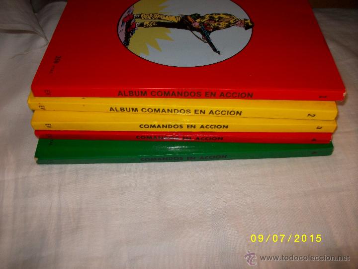 Tebeos: COMANDOS EN ACCION .5 TOMOS 27 NUMEROS. - Foto 2