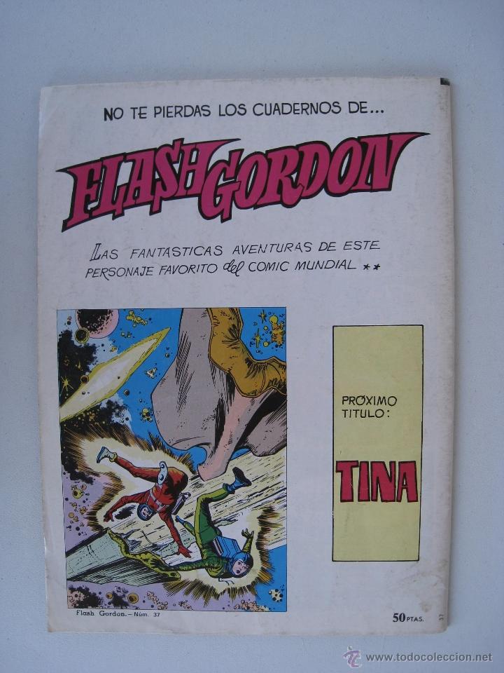 Tebeos: FLASH GORDON, N&ordm; 37 - EDITORIAL VALENCIANA. - Foto 3
