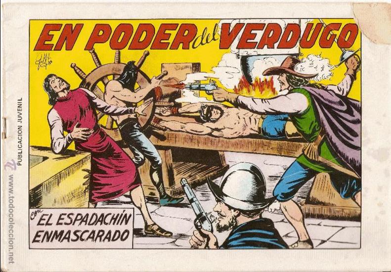 Tebeos: EL ESPADACHIN ENMASCARADO - 2&ordf; ED - N&ordm; 8 - EN PODER DEL VERDUGO - NO FACSIMIL!!! - Foto 1