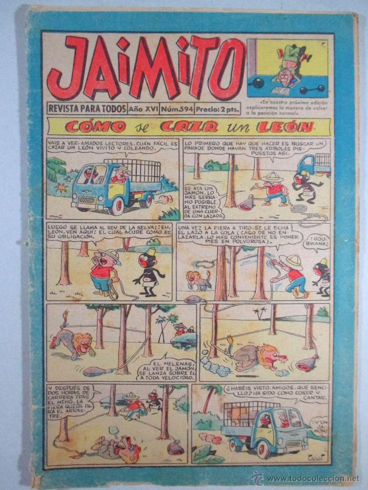 Tebeos: JAIMITO , N&ordm; 594 , DDT67 - Foto 1
