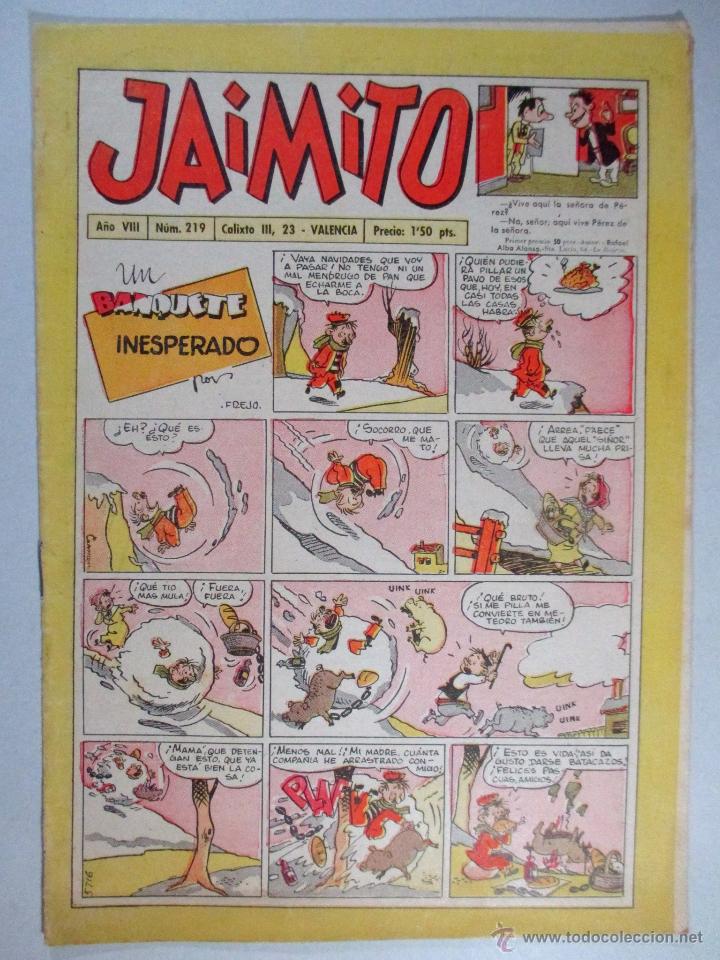 Tebeos: JAIMITO , N&ordm; 219 , DDT68 - Foto 1
