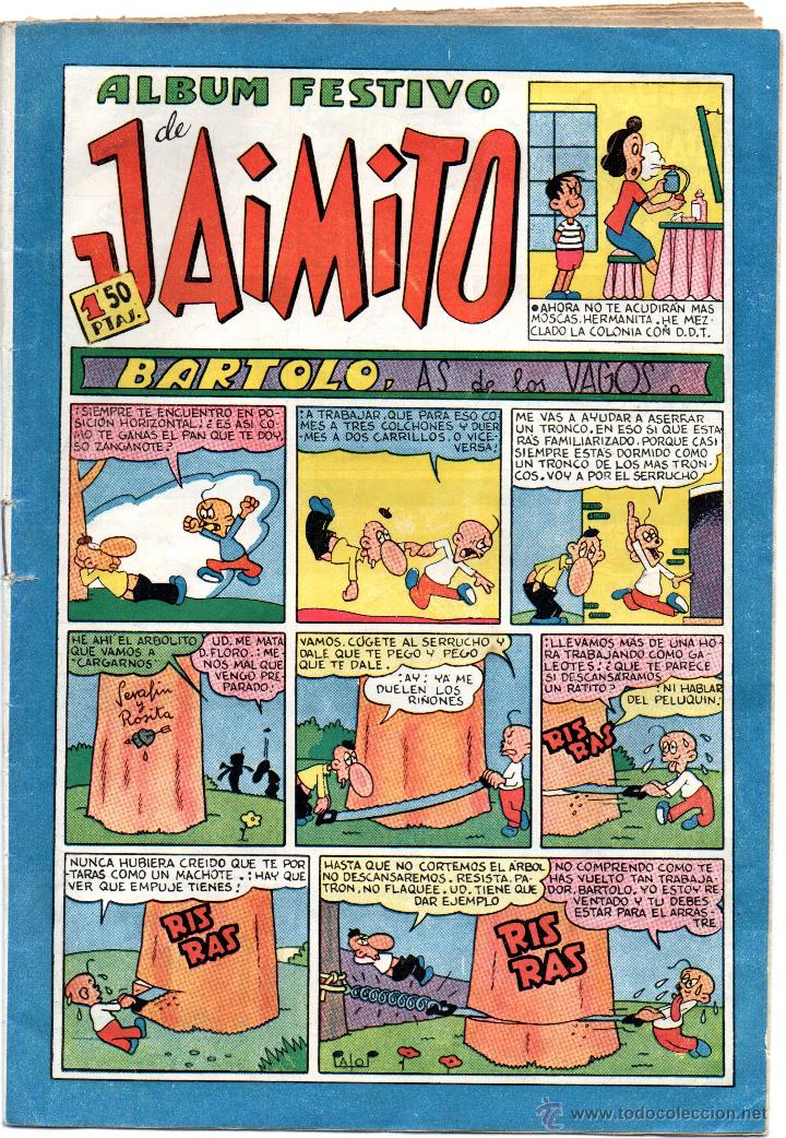 album festivo de jaimito, de 1,50 ptas, sin numero